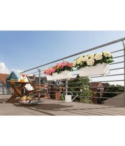LECHUZA® Kunststoff-Kasten Balconera Color, Rechteckig -Gartenpflanzen Verkauf 1703222 1703230 1703263 1703297 1703305 1703313 WE MO 003 LechuzaBalconeraColorAllinOneSetBalkonkastenBlumenkasten