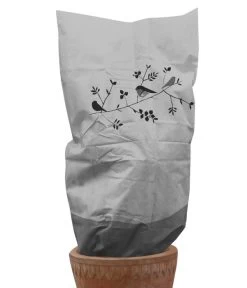 Videx XL-Vlieshaube Vogelzweig, Grau, Ca. B120/H180 Cm