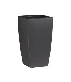 Dehner Kunststoff-Pflanztopf New York, Quadratisch, Ca. B30/H57/T30 Cm