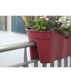 KHW Kunststoff-Geländertöpfe-Set, 57,5 X 28 X 27 Cm, 2-teilig 7 KHW Kunststoff-Geländertöpfe-Set, 57,5 X 28 X 27 Cm, 2-teilig -Gartenpflanzen Verkauf 2550218 WE DE 001 KHWKunststoffGelaendertopf2teiligpink