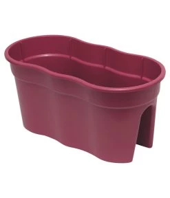 KHW Kunststoff-Geländertöpfe-Set, 57,5 X 28 X 27 Cm, 2-teilig