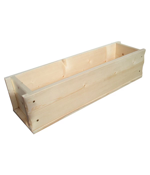 Dehner Holz-Blumenkasten, Rechteckig 1 Dehner Holz-Blumenkasten, Rechteckig
