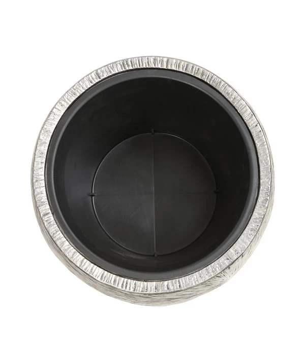 Dehner Polystone-Topf Moskau, Rund, Anthrazit, Ca. Ø45/H73 Cm 3 Dehner Polystone-Topf Moskau, Rund, Anthrazit, Ca. Ø45/H73 Cm – Bild 3