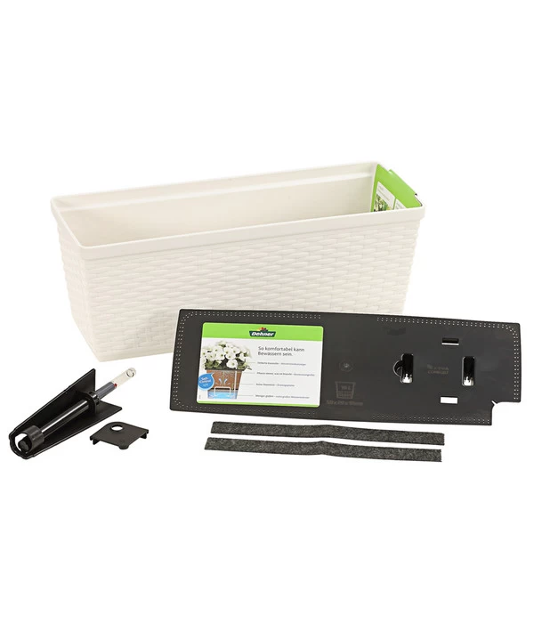 Dehner Kunststoff-Flechtkasten Dallas, Rechteckig 2 Dehner Kunststoff-Flechtkasten Dallas, Rechteckig – Bild 2