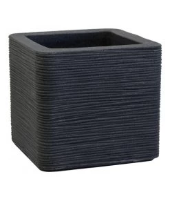 Kunststoff-Topf Rille, Anthrazit