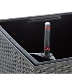 LECHUZA® Kunststoff-Topf Cubico Cottage -Gartenpflanzen Verkauf 3698255 BildD 003 LechuzaCobicoCottageBlumenkuebelMitBewaesserungssystemCubicoCottage40Granit