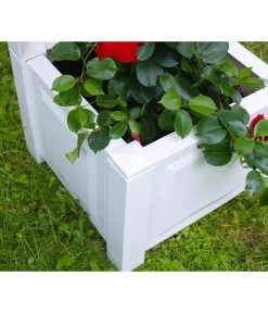 KHW Kunststoff-Pflanzkasten Mit Spalier, 43 X 43 X 140 Cm 11 KHW Kunststoff-Pflanzkasten Mit Spalier, 43 X 43 X 140 Cm -Gartenpflanzen Verkauf 3913688 WE DE 001 KastenSpalier43weiss