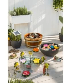 Holz-Weinfasskübel, Rund, Braun -Gartenpflanzen Verkauf 3923653 WE MO 002 EsotecSolarpumpensystemRiminiSPumpeWasserpumpeSolarpumpe