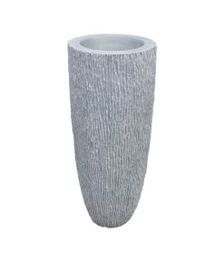 Roto Kunststoff-Blumentopf Samba, Konisch, Ø 48 Cm, Grau