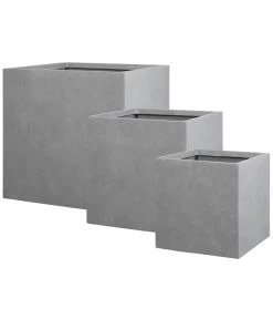 Dehner Leichtbeton-Topf Manchester, Quadratisch -Gartenpflanzen Verkauf 4059879 4060059 4060067 WE DE 001 DehnerLeichtbetontopfBlumentopfPflanztopf