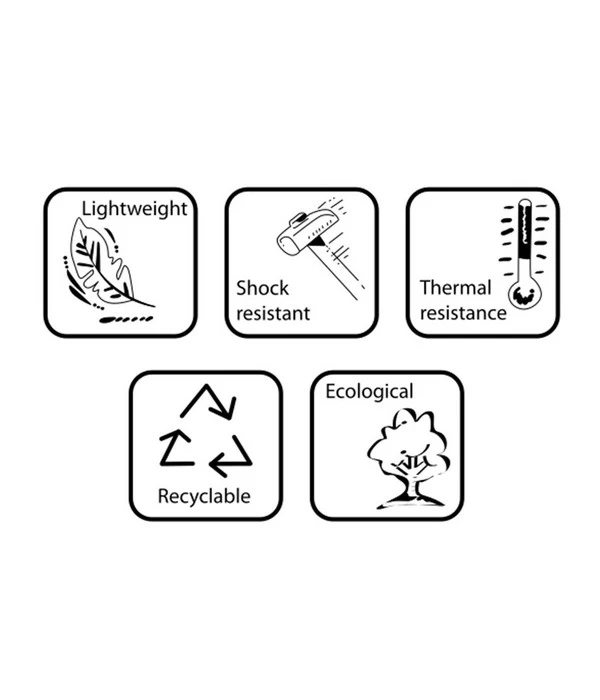Farmet Kunststoff-Topf-Set Pegasus, Konisch, Anthrazit, 2-teilig 4 Farmet Kunststoff-Topf-Set Pegasus, Konisch, Anthrazit, 2-teilig – Bild 4
