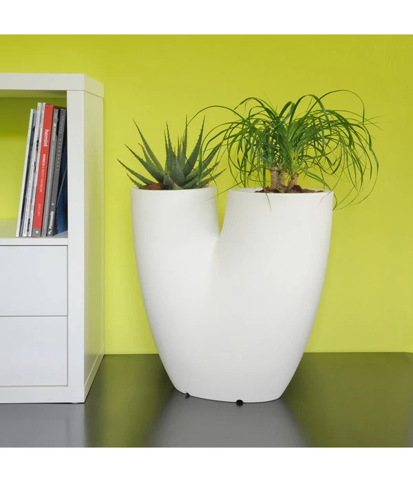 Farmet Kunststoff-Blumentopf Bilobo, Ca. B50/H50/T25 Cm 2 Farmet Kunststoff-Blumentopf Bilobo, Ca. B50/H50/T25 Cm – Bild 2