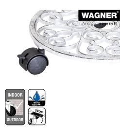Wagner Pflanzenroller Antik, Ø 29 Cm, Weiß -Gartenpflanzen Verkauf 4272506 WE DE 002 PflRollerAntikD29CM