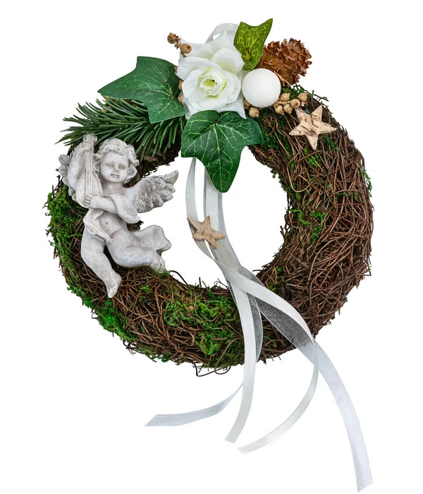 Grabkranz Salim, Ca. Ø15/H6 Cm 2 Grabkranz Salim, Ca. Ø15/H6 Cm – Bild 2