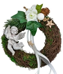 Grabkranz Salim, Ca. Ø15/H6 Cm