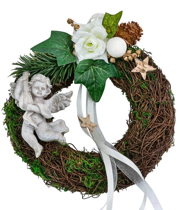 Grabkranz Salim, Ca. Ø15/H6 Cm 1 Grabkranz Salim, Ca. Ø15/H6 Cm