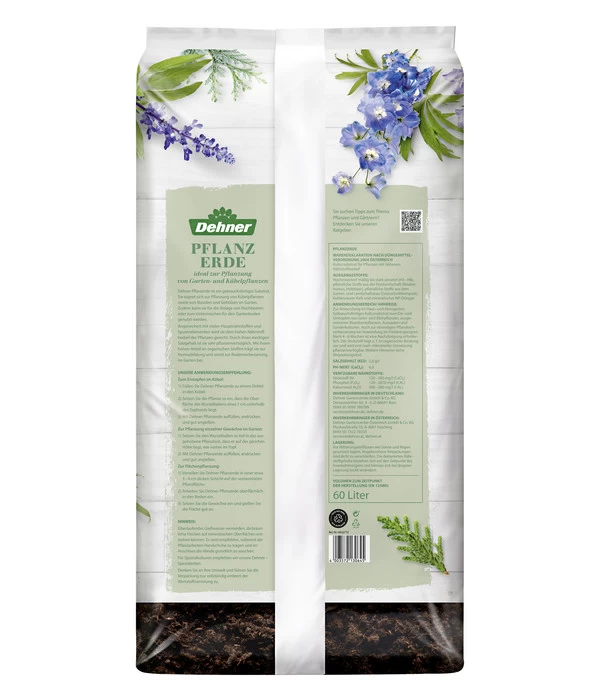 Dehner Pflanzerde, 39 X 60 Liter 2 Dehner Pflanzerde, 39 X 60 Liter – Bild 2
