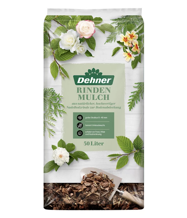Dehner Rindenmulch Grob, 48 X 50 Liter 2 Dehner Rindenmulch Grob, 48 X 50 Liter – Bild 2