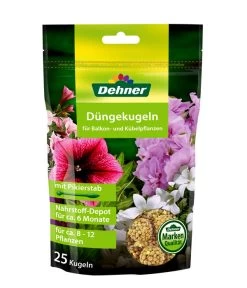 Dehner Düngekugeln Für Balkon- Und Kübelpflanzen, 25 Kugeln