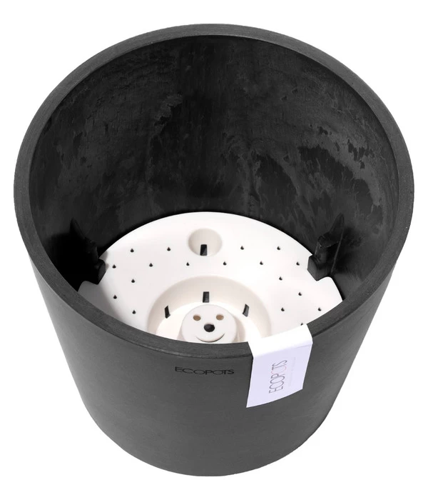 Ecopots Kunststoff-Topf Amsterdam Mit Wassersystem, Rund 4 Ecopots Kunststoff-Topf Amsterdam Mit Wassersystem, Rund – Bild 4