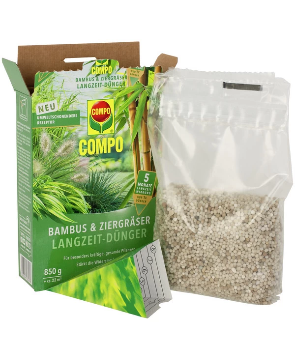 COMPO Bambus & Ziergräser Langzeit-Dünger, 850 G 3 COMPO Bambus & Ziergräser Langzeit-Dünger, 850 G – Bild 3