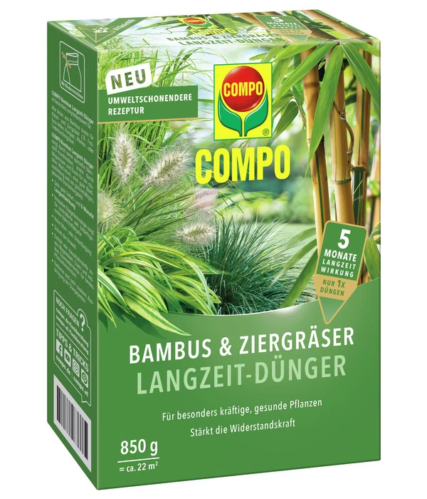 COMPO Bambus & Ziergräser Langzeit-Dünger, 850 G 1 COMPO Bambus & Ziergräser Langzeit-Dünger, 850 G