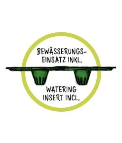 Scheurich Kunststoff-Topf Groove+, Rund, Ca. Ø28,5/H26 Cm 10 Scheurich Kunststoff-Topf Groove+, Rund, Ca. Ø28,5/H26 Cm -Gartenpflanzen Verkauf WE DE 016 ScheurichBewaesserungseinsatz