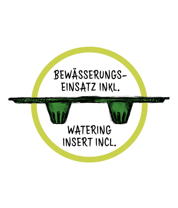 Scheurich Kunststoff-Topf Groove+, Rund, Ca. Ø28,5/H26 Cm 3 Scheurich Kunststoff-Topf Groove+, Rund, Ca. Ø28,5/H26 Cm – Bild 3